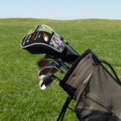 Cool Golf Gifts voor Dad Custom 3 Foto & Naam Golfheadcover (Insitu)