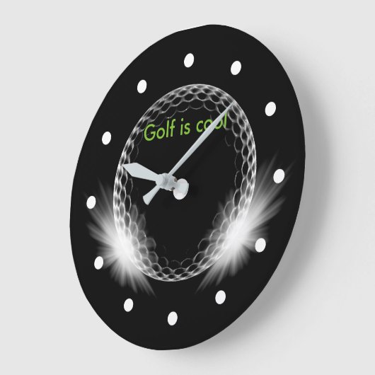 Cool Golf Theme Grote Klok (Hoek)