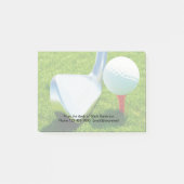 Cool Golf Theme Sticky Notepads Post-it® Notes (Voorkant)