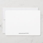 Cool Golfer's Birthday Party Invitation Kaart (Achterkant)