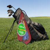 COOL! Golfhanddoek - Custom (Groen)