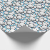 Cool Golfing sport bal betegeld patroon Cadeaupapier (Hoek)