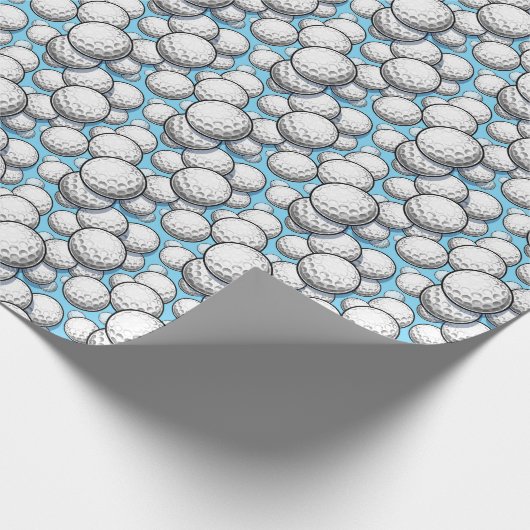 Cool Golfing sport bal betegeld patroon Cadeaupapier (Hoek)