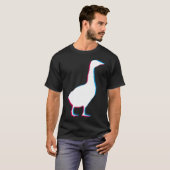 Cool Goose Duck Silhouet Stijlvolle Ganzen Vogel A T-shirt (Voorkant volledig)