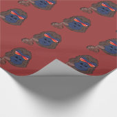 Cool gorilla cadeaupapier (Hoek)