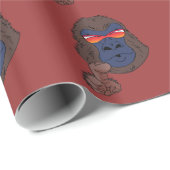 Cool gorilla cadeaupapier (Rol Hoek)