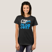 Cool Gorilla Face Surf Gorilla Surf T-shirt (Voorkant volledig)