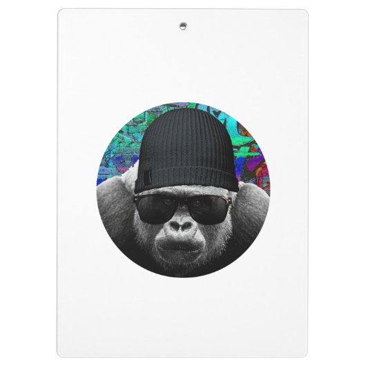 Cool Gorilla-klembord Klembord (Achterkant)