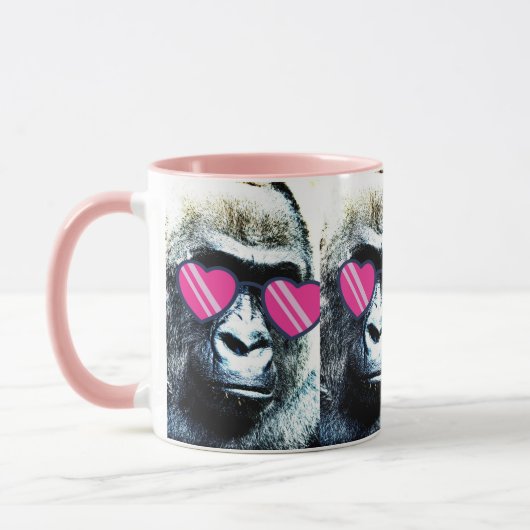 Cool Gorilla roze Mok (Links)