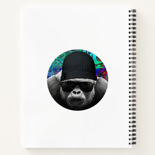Cool Gorilla Spiral Notitieboek (Achterkant)