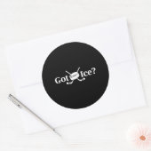 Cool Got Ice Hockey Logo Ronde Sticker (Envelop)