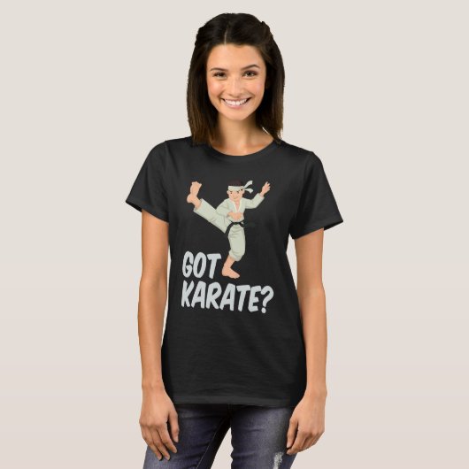 Cool got Karate Fighting Move Karate Instructors T-shirt (Voorkant volledig)