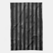 Cool gothic punk grungy zwart en grijs donkere str theedoek (Verticaal)