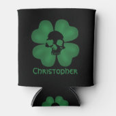 Cool Gothic shamrock Blikjeskoeler (Voorkant)