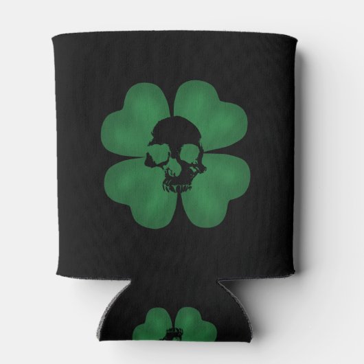 Cool Gothic shamrock Blikjeskoeler (Achterkant)