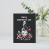 Cool Gothic Valentijn love potion Feestdagenkaart (Staand voorkant)