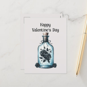 Cool Gothic Valentijns liefdesdrank Feestdagenkaart