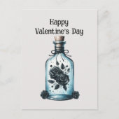 Cool Gothic Valentijns liefdesdrank Feestdagenkaart (Voorkant)