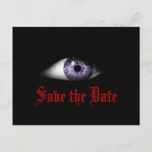 Cool Gothic Wedding Save the Date Gothic Bride Dar