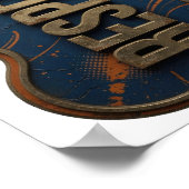 Cool Goud RESPECT Citaat Design Poster (Hoek)