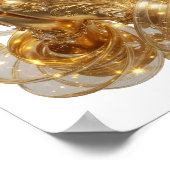 Cool Gouden BIDHAAK Poster (Hoek)