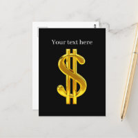 Cool gouden geld teken