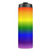 Cool Gradient Colour Patroon Thermosbeker (Voorkant)