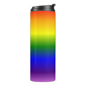 Cool Gradient Colour Patroon Thermosbeker (Gedraaid links)