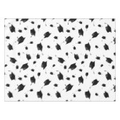 Cool Graduing Caps Black and White Tafelkleed (Voorkant (Horizontaal))