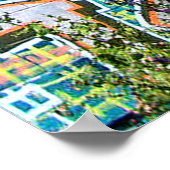 Cool Graffiti home kantoor decor acryllic Poster (Hoek)