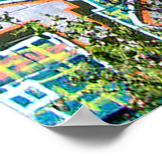 Cool Graffiti home kantoor decor acryllic Poster (Hoek)