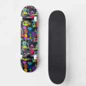 cool graffiti liefhebbers patroon persoonlijk skateboard (Voorkant)