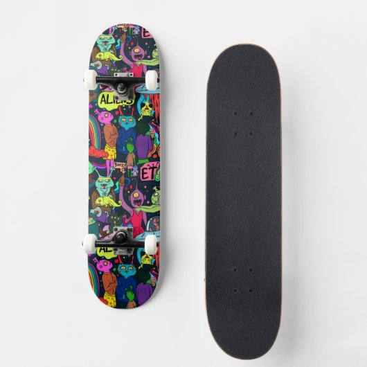 cool graffiti liefhebbers patroon persoonlijk skateboard (Voorkant)