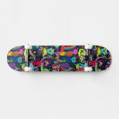 cool graffiti liefhebbers patroon persoonlijk skateboard (Horizontaal)