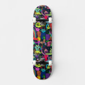 cool graffiti liefhebbers patroon persoonlijk skateboard (Voorkant)