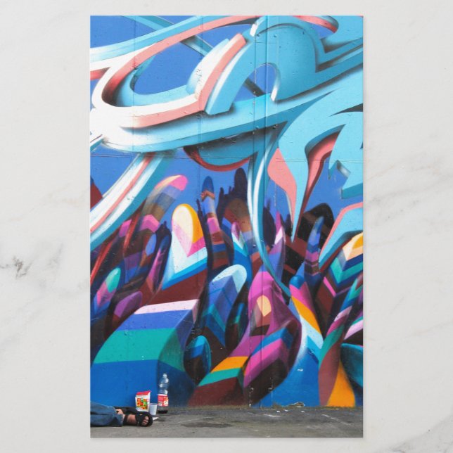Cool Graffiti Muur (Voorkant)