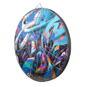 Cool Graffiti Muur Dartbord (Voorkant Rechts)