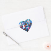 Cool Graffiti Muur Hart Sticker (Envelop)