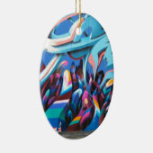 Cool Graffiti Muur Keramisch Ornament (Rechts)