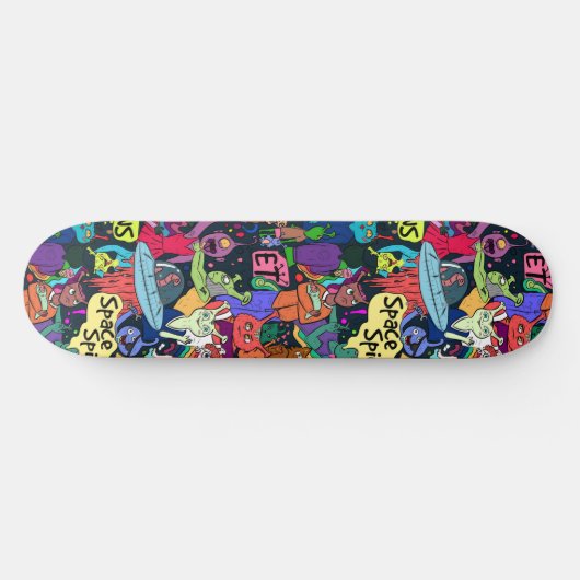 Cool Graffiti Skateboard (Horizontaal)