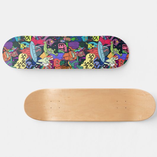 Cool Graffiti Skateboard (Horizontaal)