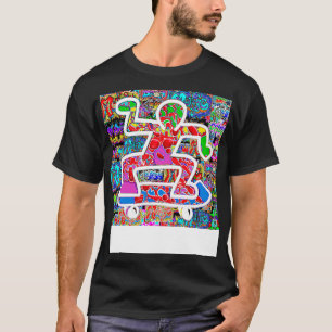 Cool Graffiti Skater Skateboard Hiphop Dancer T-shirt