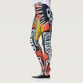 Cool Graffiti Skull Street Art Schilderen Hip Arts Leggings (Links)