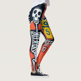 Cool Graffiti Skull Street Art Schilderen Hip Arts Leggings
