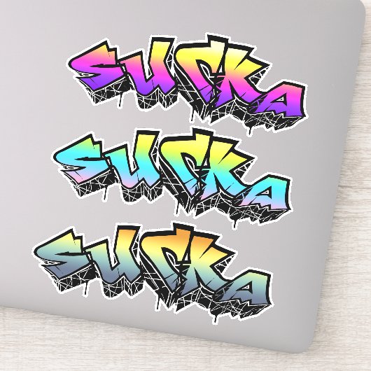 Cool Graffiti Sticker (Detail)