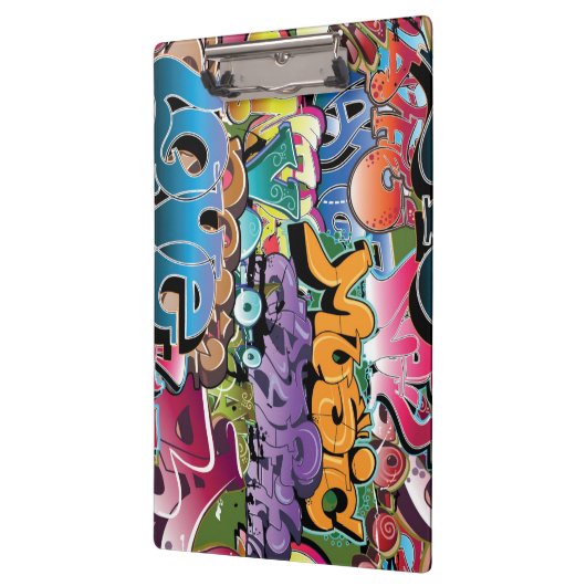 Cool Graffiti Street Art Abstract Klembord (Links)