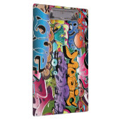 Cool Graffiti Street Art Abstract Klembord (Rechts)