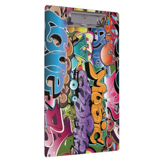 Cool Graffiti Street Art Abstract Klembord (Rechts)