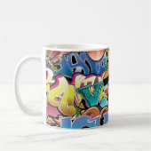 Cool Graffiti Street Art Abstract Koffiemok (Links)