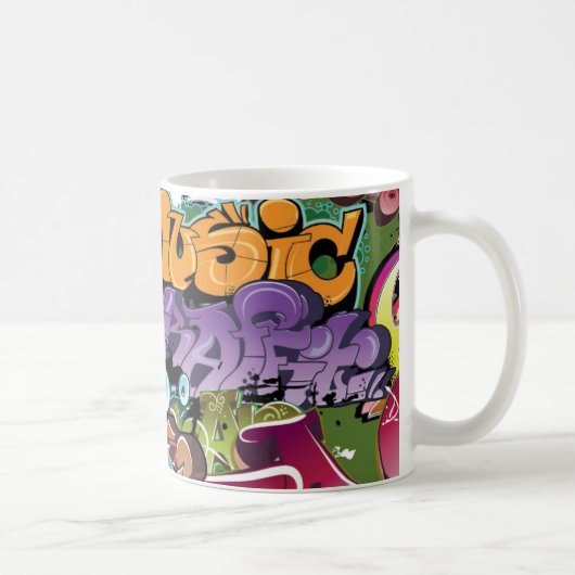 Cool Graffiti Street Art Abstract Koffiemok (Rechts)